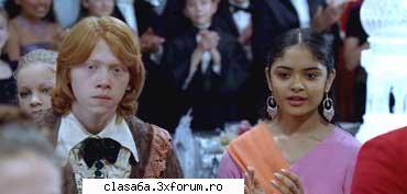 Harry Potter - Ron shi Parvaty Patil la balul de - Cafenea